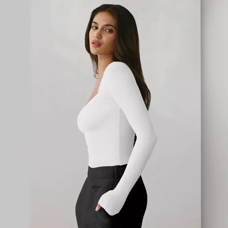 חולצת בייסיק מחטבת דגם - SHANI