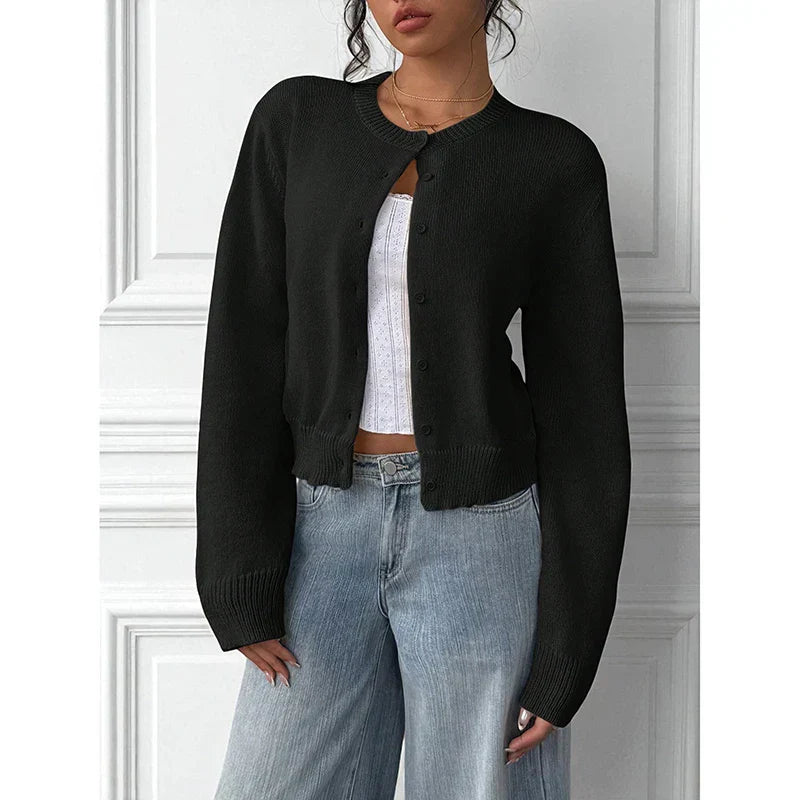 Eden קרדיגן סרוג קלאסי