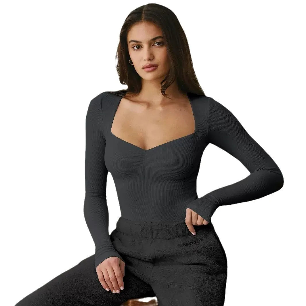 חולצת בייסיק מחטבת דגם - SHANI