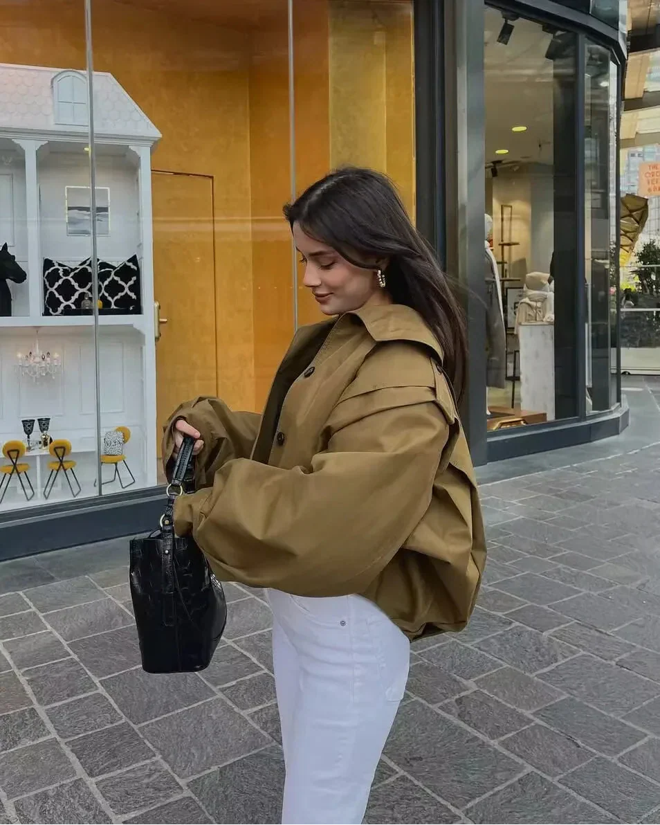 Duke ג'קט קצר פליסה אופנתי